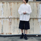 TWISTPOLYESTER WIDE SHORTS #BLACK [FST15261U0002]