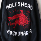 WOLF'S HEAD | HEAVY WEIGHT CREW NECK SWEAT SHIRT #BLACK [WOLFSHEAD-WM-SS01]