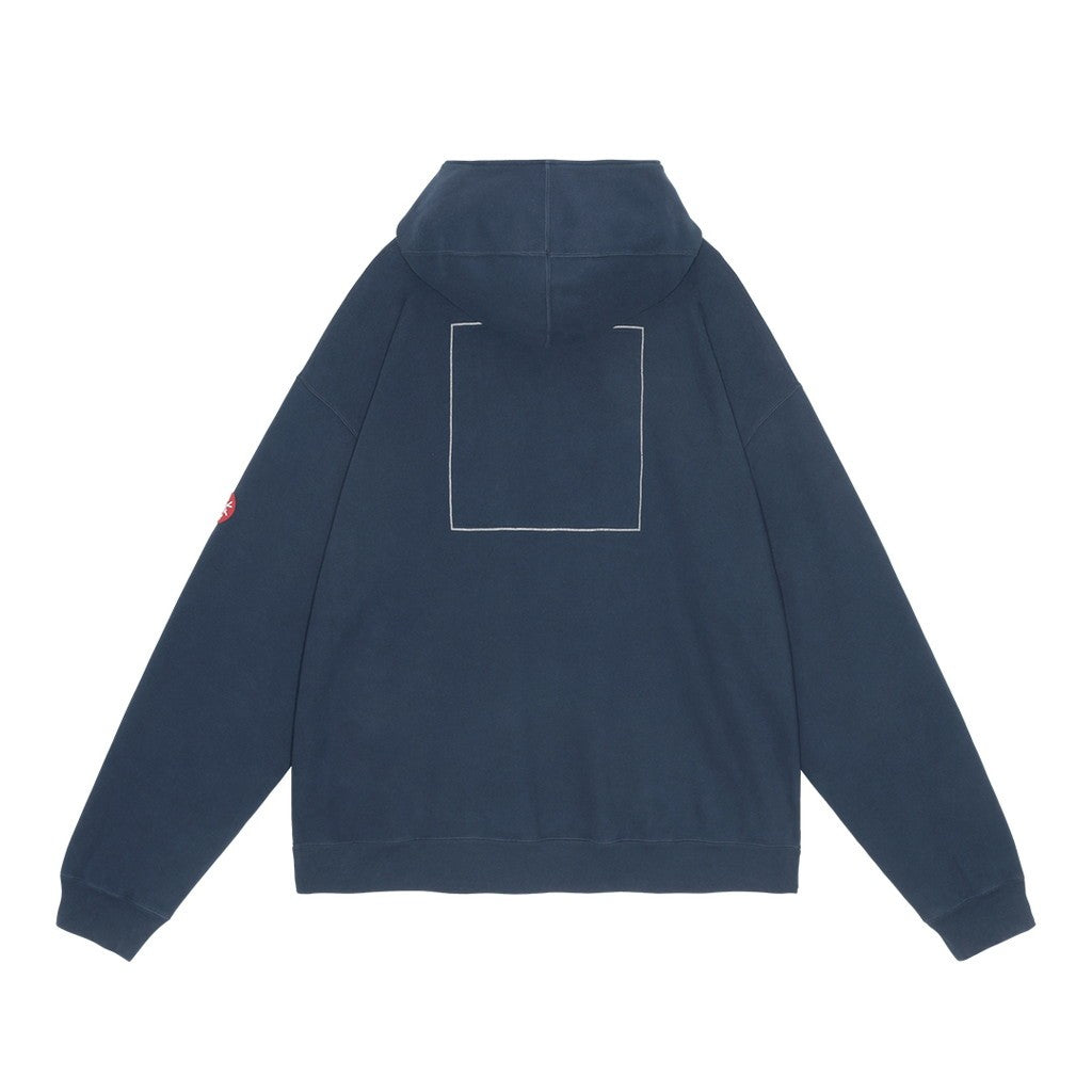 NECK SNAP DBL KNIT HOODY #NAVY [CES28CS17]