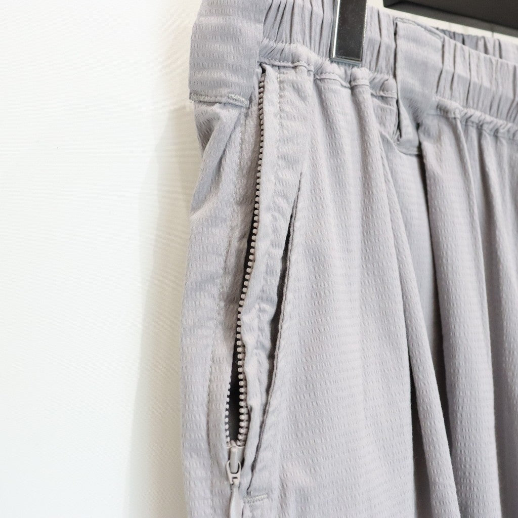 SEERSUCKER CARGO BALLOON PANTS #Grey [SU25-B06]