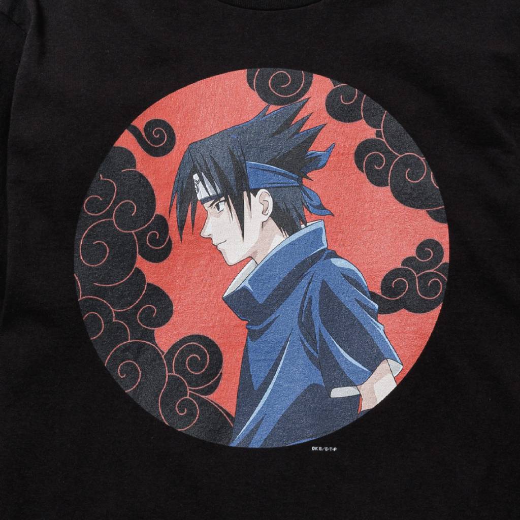 火影忍者 | “佐助”長袖T卹 #黑色 [25SS-FSxNARUTO-01 / FS1698]