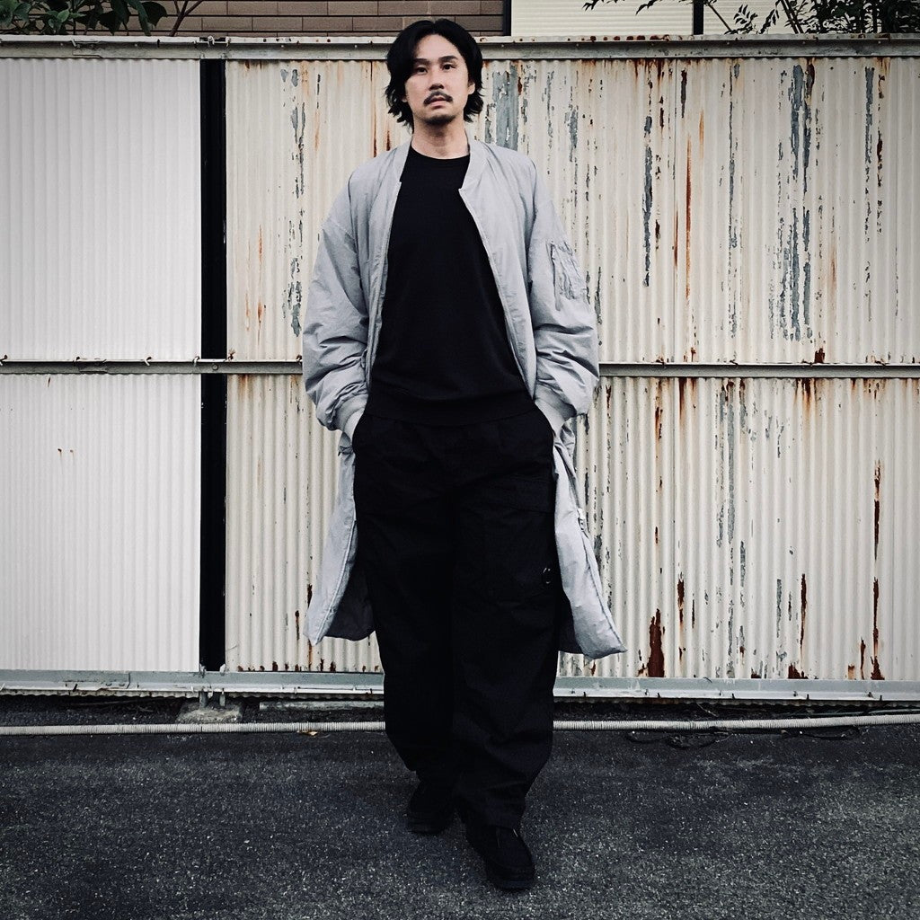 GARMENT DYE DOWN MA-1 LONG COAT 2.0 #GRAY [FST09262U0002]