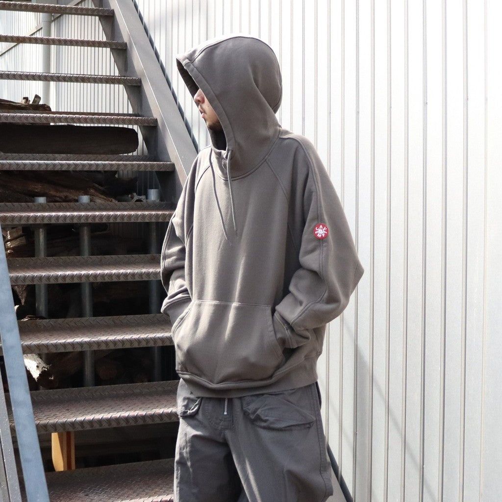 SOLID BIG HEAVY HOODY #KHAKI [CES29CS07]