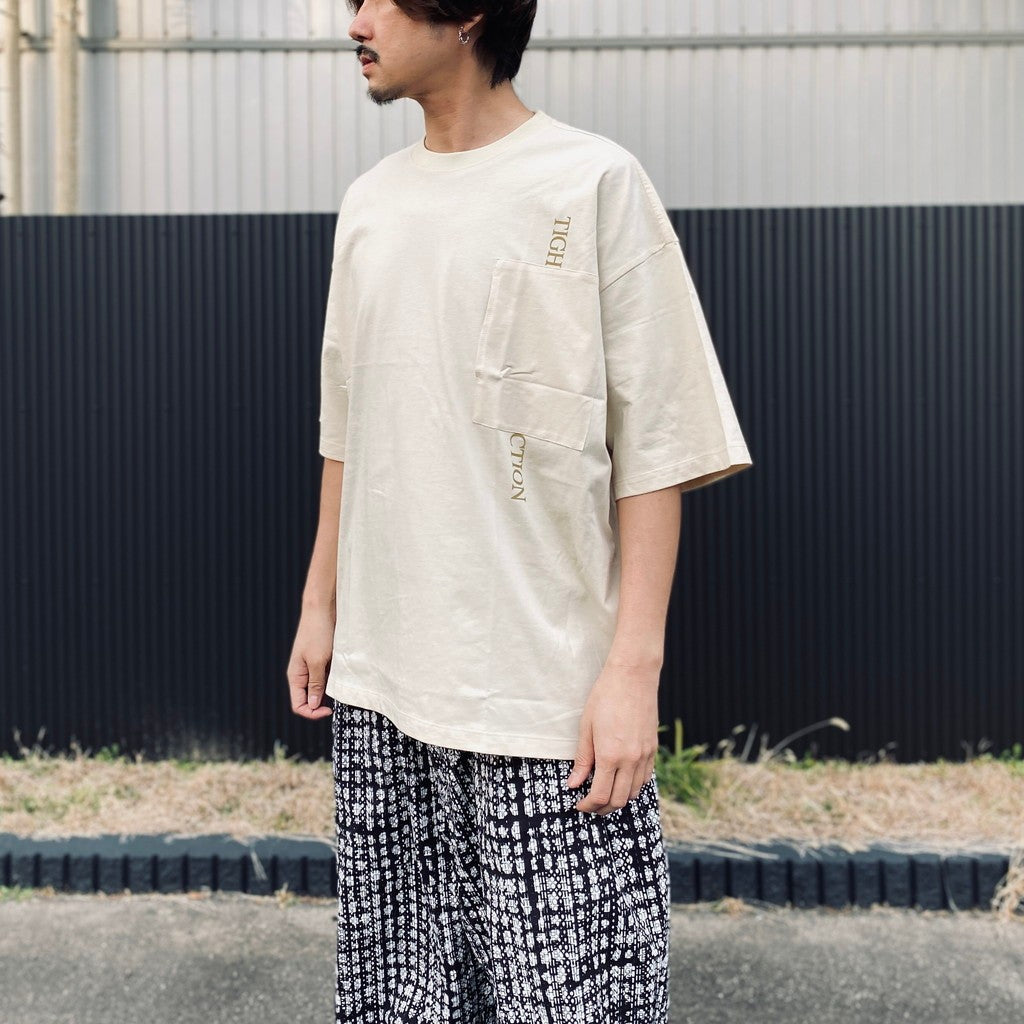 STRAIGHT UP S/S T-SHIRT #Cream [SS26-T04]