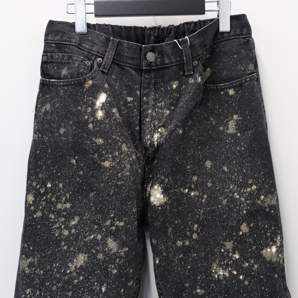 GALAXY DENIM PANTS #BLACK [RP0916303]