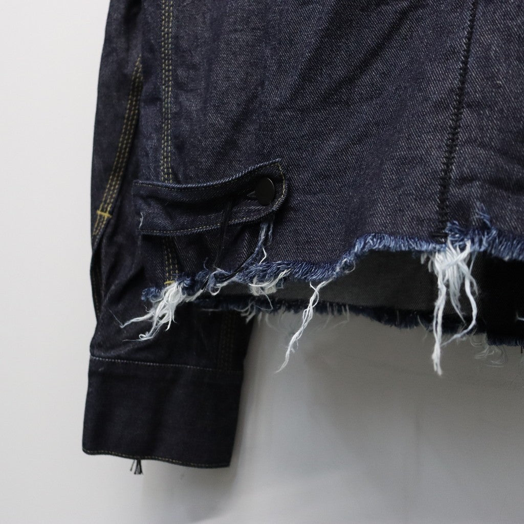 Deconstructed Denim Tracker(KOJIMA) #INDIGO [M-P3-LO5]