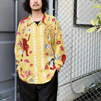 麻將長袖襯衫#芥末色 [202351]