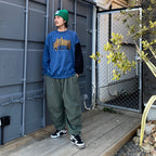 SNOW BALLOON PANTS #OLIVE [SS24-B06]