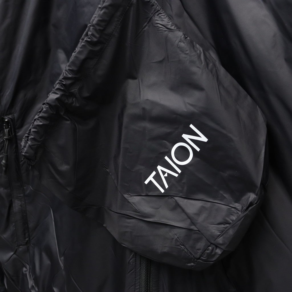 TRACK NYON DOWN JACKET #BK（LINE/BLACK） [TAION-JK13JS]
