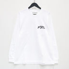 56 TATTOO STUDIO | WASHED HEAVY WEIGHT CREW NECK LONG SLEEVE T-SHIRT #WHITE [56TS-WM-LT03]
