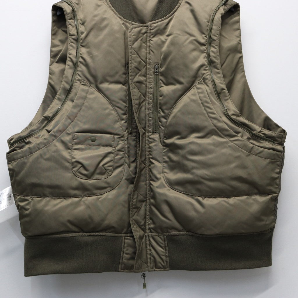 TECH 2WAY MA-1 DOWN JACKET #BROWNKAHKI [BW-40025W]