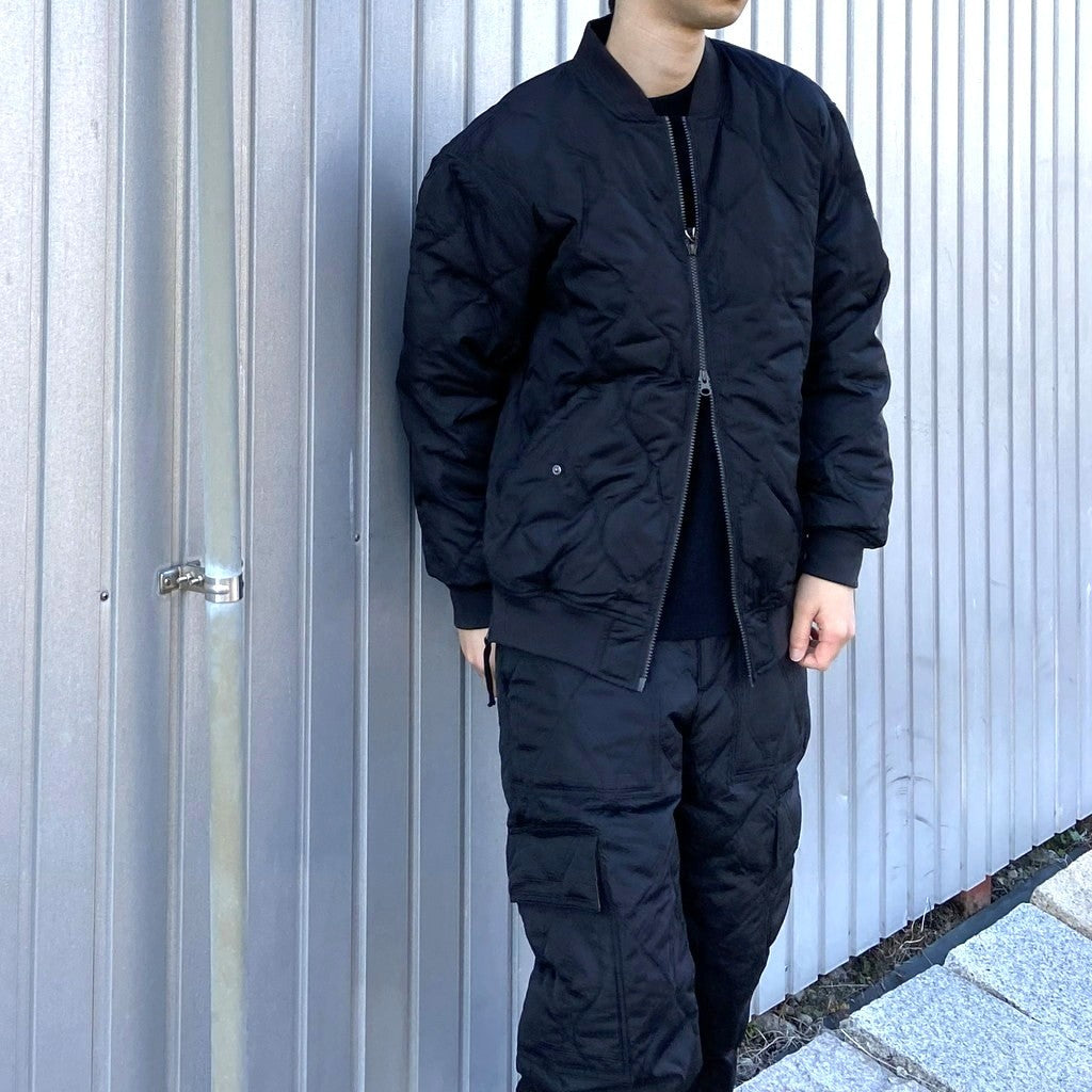 MILITARY MA-1 DOWN JKT #BLACK [TAION-111M1ML-1]