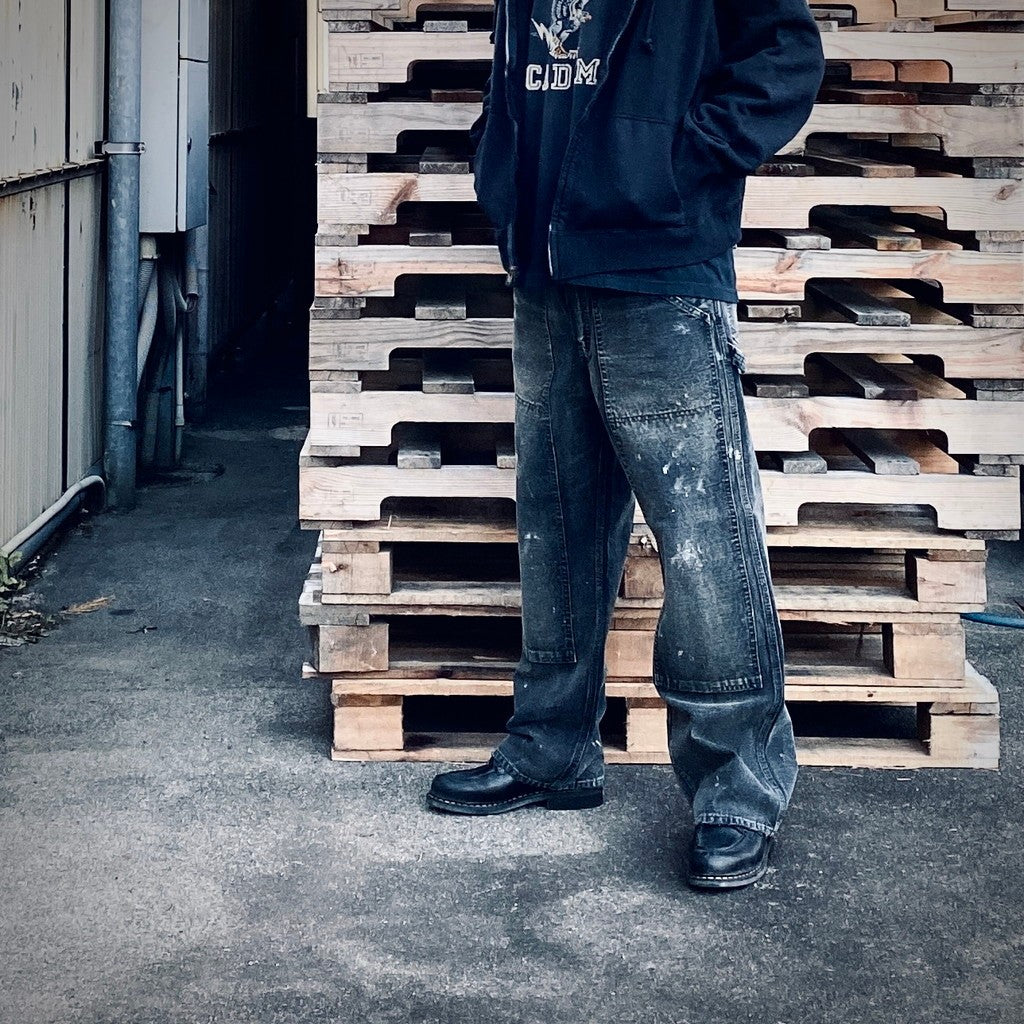 DUCK PAINTER PANTS AGED #AGED BLACK [BW252-DPP] - cocorozashi 三重