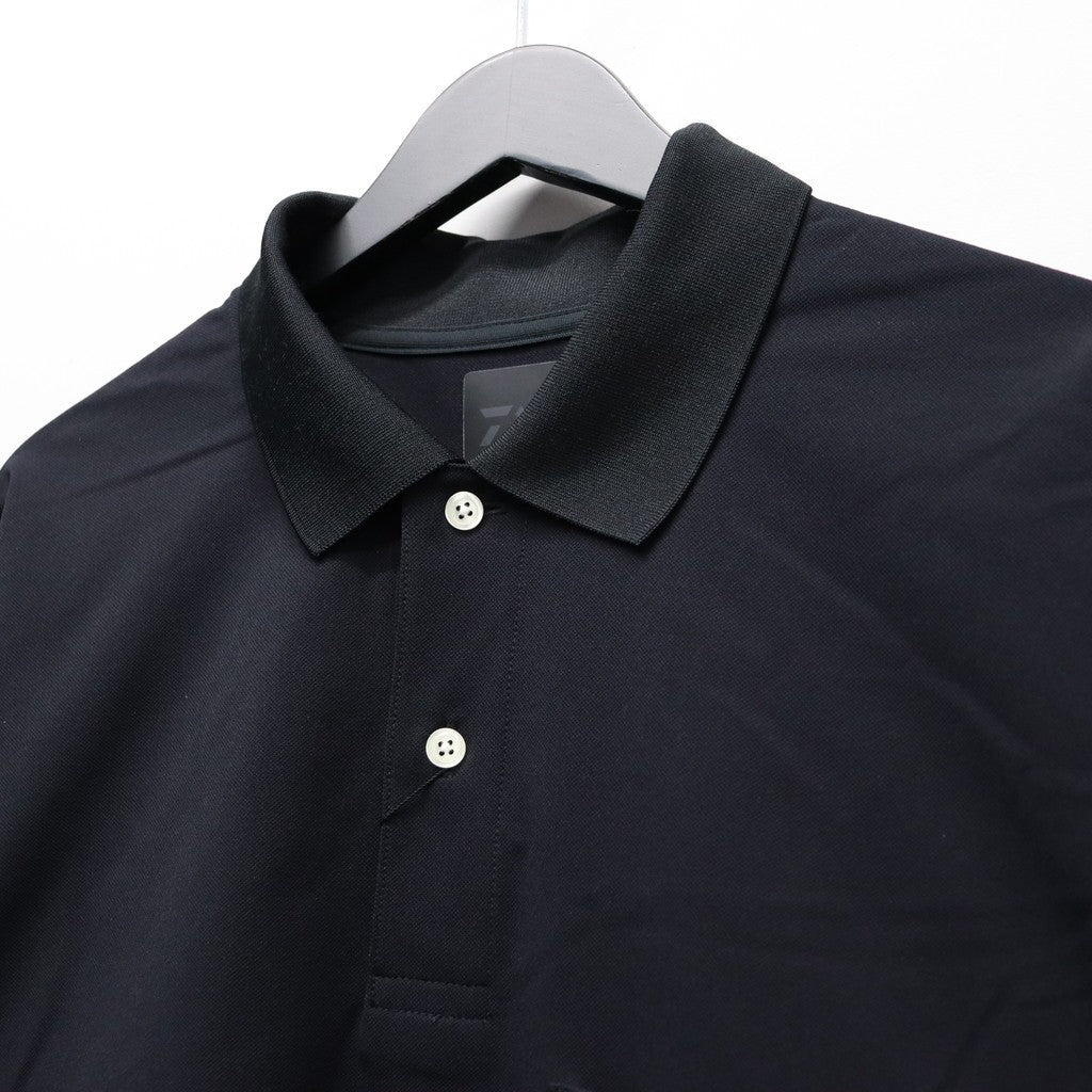 TECH POLO SHIRT S/S #BLACK [BE-37026]