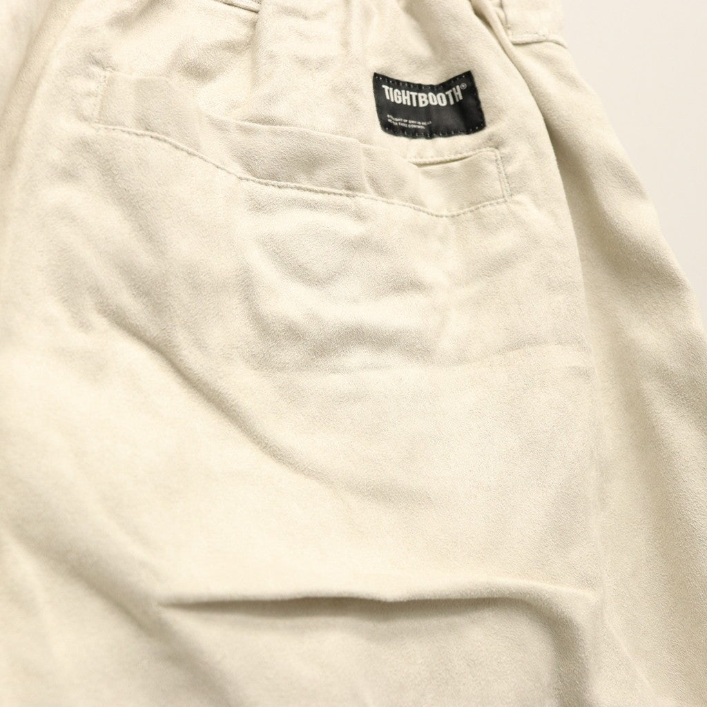 麂皮寬鬆褲 #象牙色 [FW25-B12]