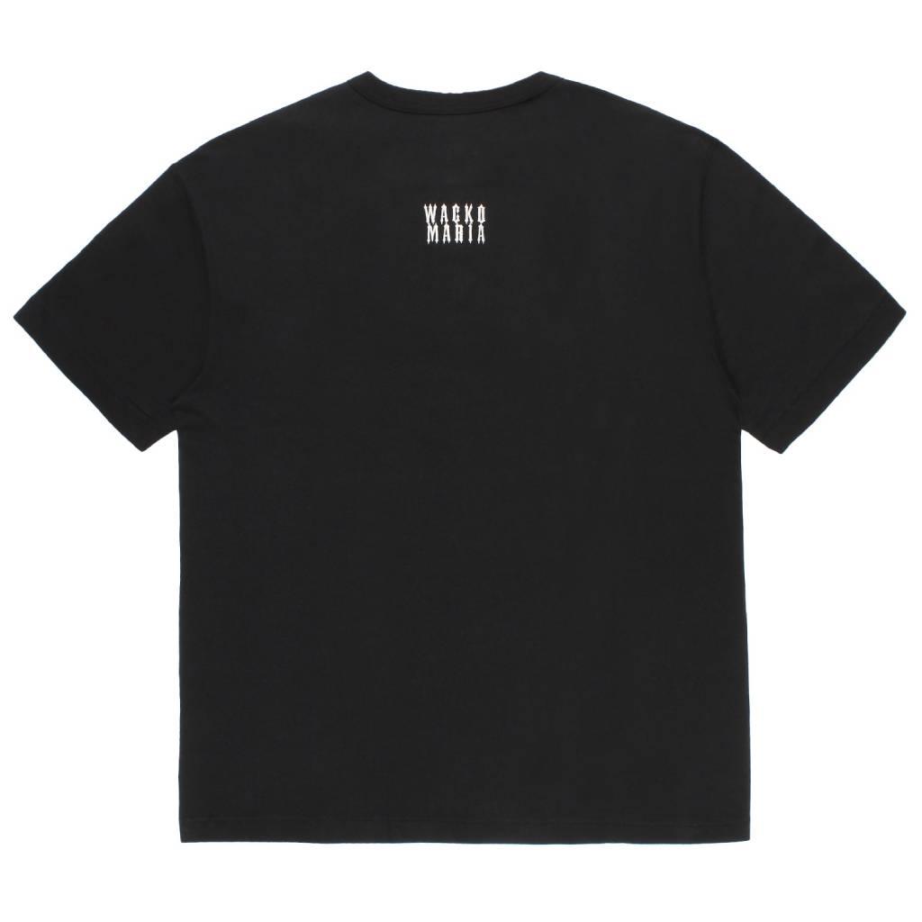 HEALTHKNIT | HENRY NECK T-SHIRT #BLACK [26SS-WMT-HK01]