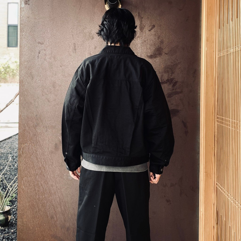 TRUCKER JACKET #BLACK [26FWE-WMO-BL05]
