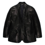 LEATHER JACKET ( TYPE-1 ) #BLACK [26FW-WMO-JK01]
