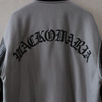 LEATHER VARSITY JACKET -B- (TYPE-2) #GRAY [24FW-WMO-BL16]