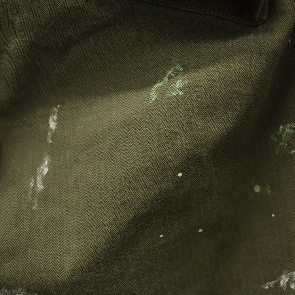 PAINT STAINED USMC P-44 HBT TROUSERS #PAINT STAINED OD [BW252-PU4HT]
