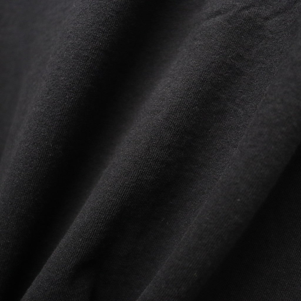 WASHED HEAVY WEIGHT CREW NECK T-SHIRT ( TYPE-8 ) #BLACK [26SS-WMT-WT09]