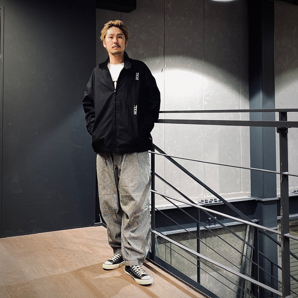 HICKORY PAINTER BALLOON PANTS #Black [SS25-B09]