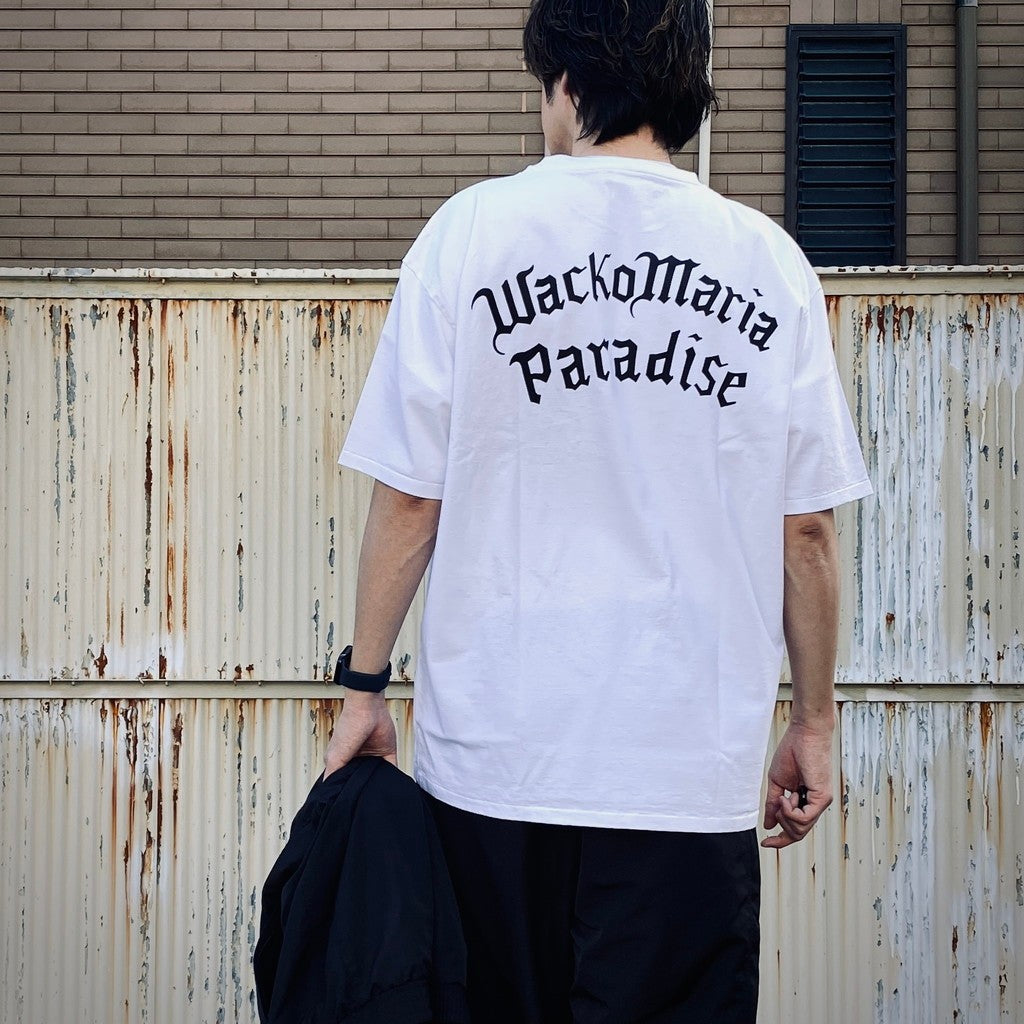 WASHED HEAVY WEIGHT CREW NECK T-SHIRT ( TYPE-2 ) #WHITE [26SS-WMT-WT03]