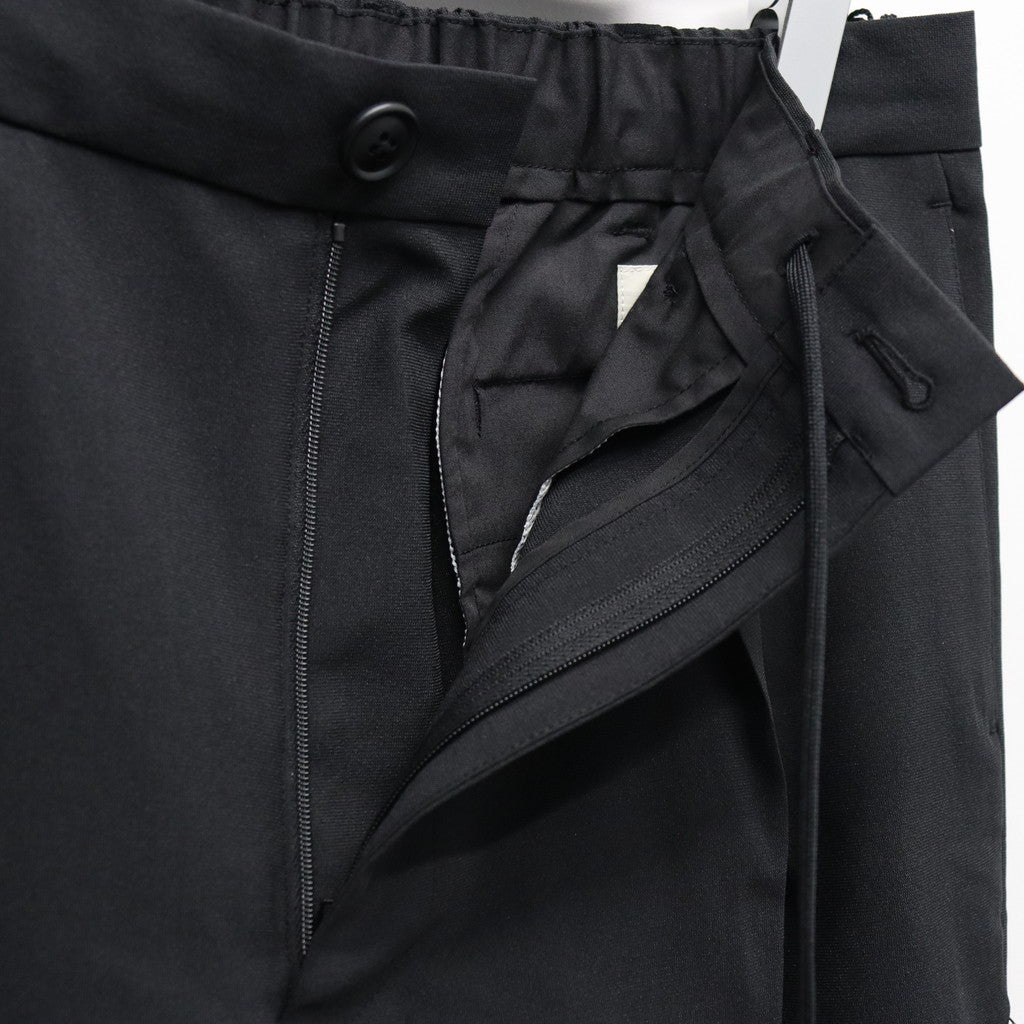 Ventilation Wide Slacks #Black [SD26S-PT05] - cocorozashi 三重県