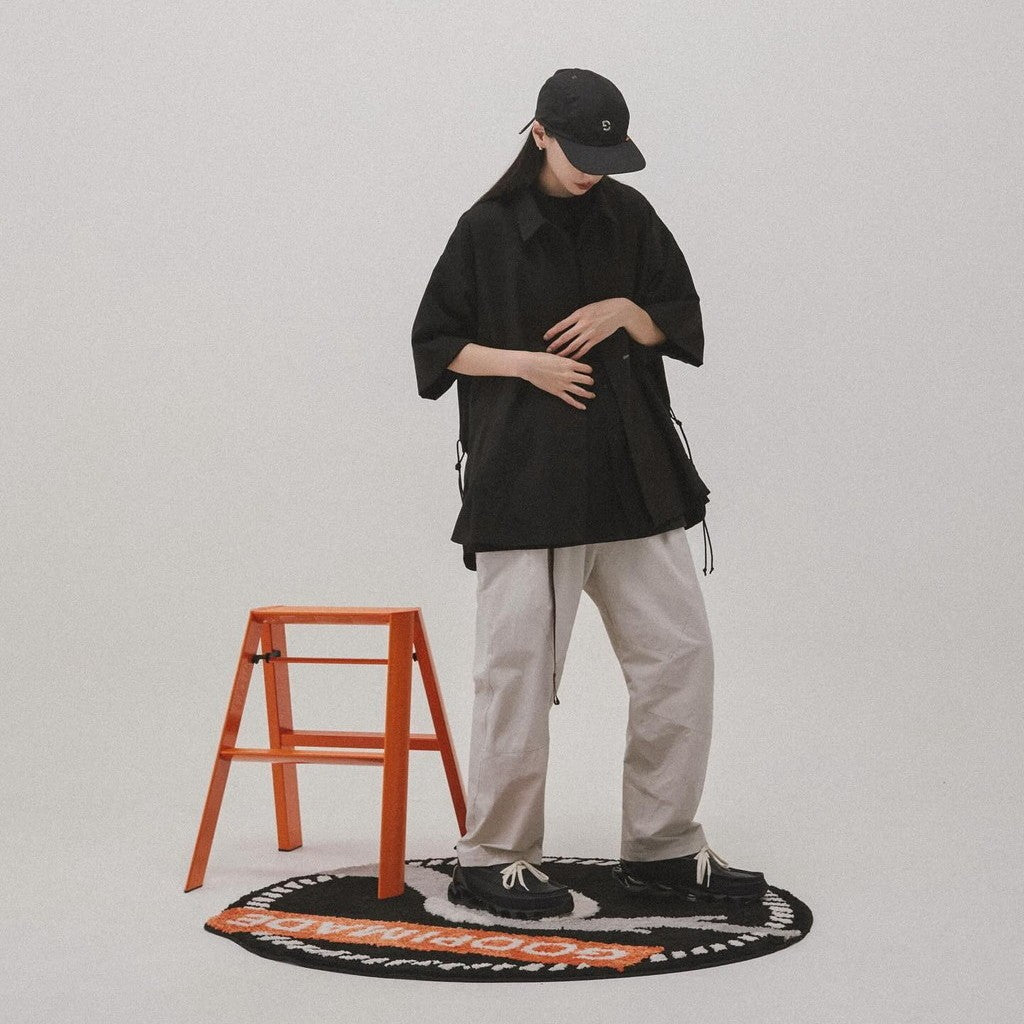 「GNV-S1」 SOFTBOX Oversized Strap Shirt #SHADOW [GOOPI-24SS-APR-03]