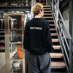 重磅圓領衛衣 #黑色 [25SSE-WMC-SS03]