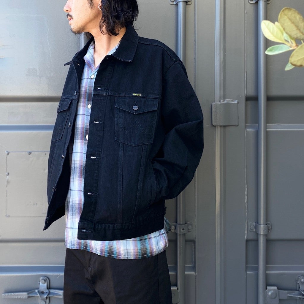 Wrangler | TRUCKER JACKET #BLACK [24SS-WMO-WG01]