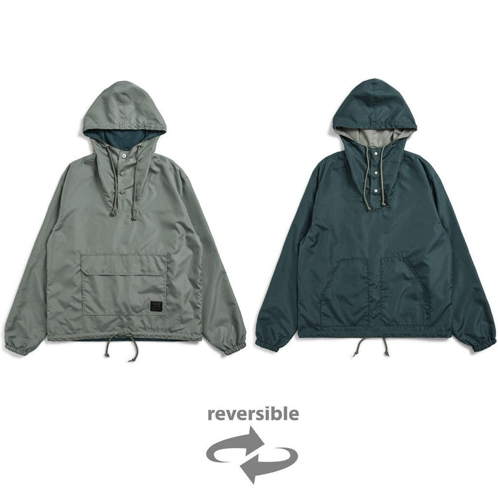 NON DOWN MILITARY REVERSIBLE ANORAK PARKA #D-SAGE GREEN [TAION-R106ZNDML-1]