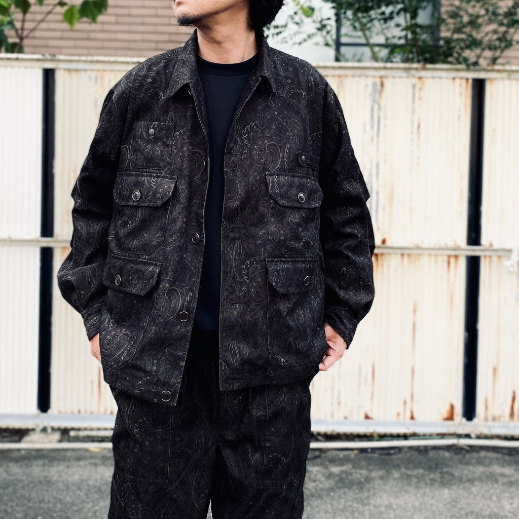 TECH FLYING SHIRT CORDUROY PAISLEY #D.BROWN [BE-88026W]