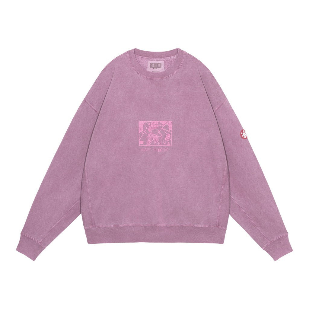 OVERDYE PARADIGM CREW NECK #BURGUNDY [CES29CS12]