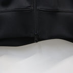 TECH SCUBA KNIT FULLZIP PARKA #BLACK [BE-41026]