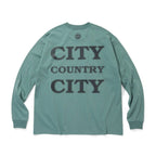 COTTON L/S T-SHIRT_CITY COUNTRY CITY #GREEN [CCC-261T002]