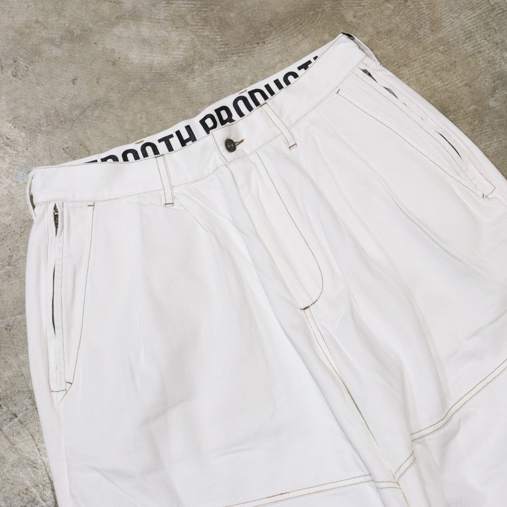 DENIM BALLOON PANTS #WHITE [FW24-B03]