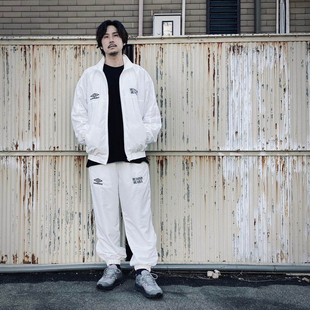 UMBRO | TRACK PANTS ( TYPE-1 ) #WHITE [26SS-WMO-UB02]