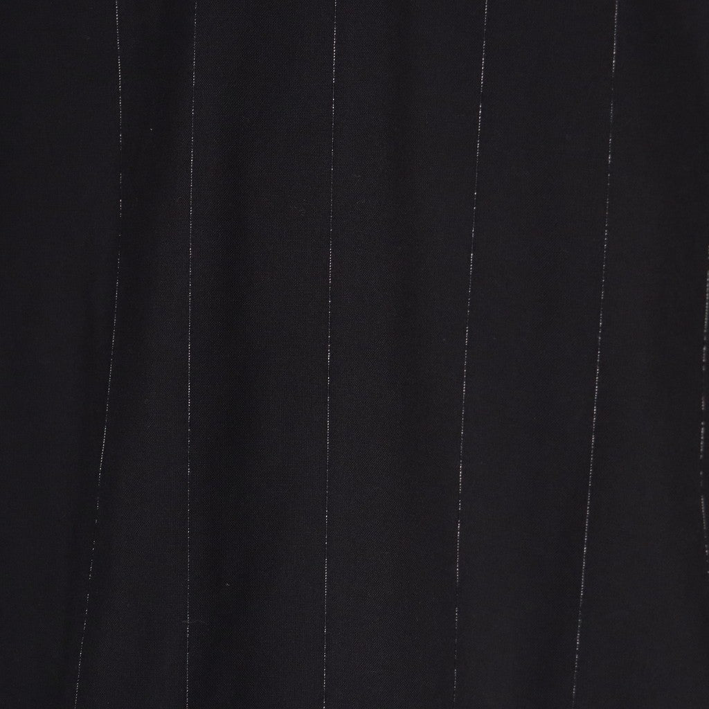 KASURI OPEN COLLAR SHIRT L/S #BLACK [25SSE-WMS-OC03]