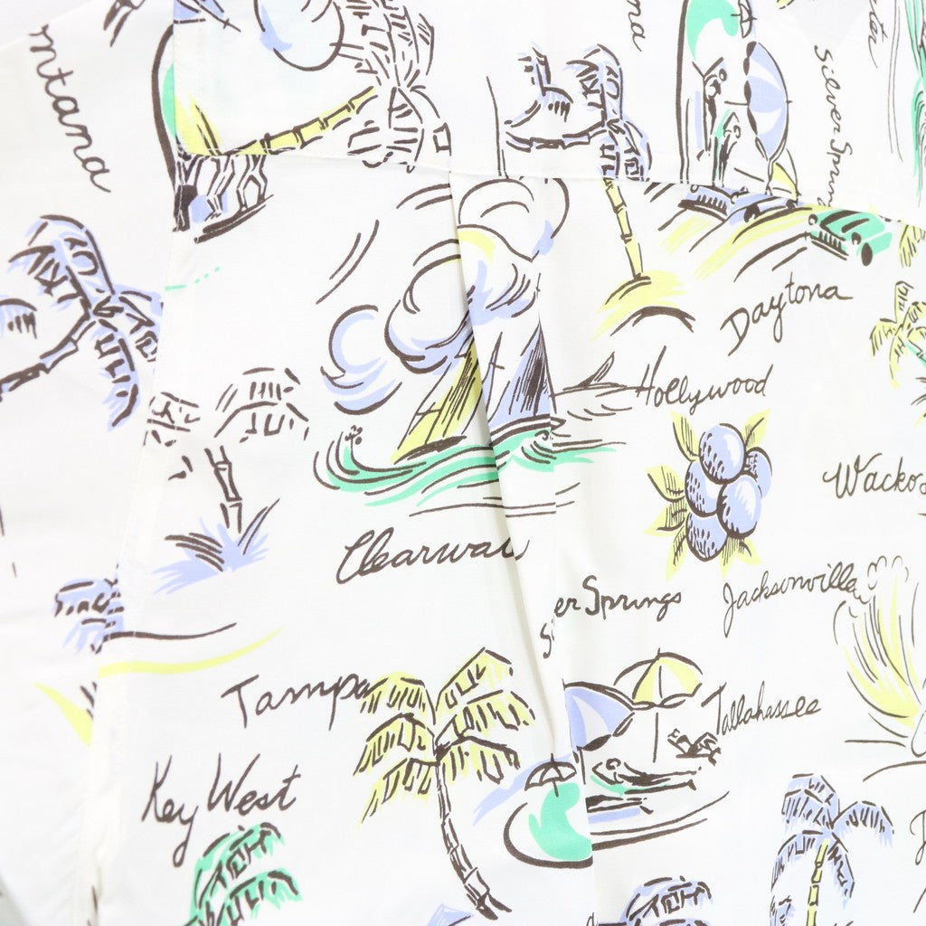 HAWAIIAN SHIRT S/S ( TYPE-2 ) #WHITE [25SS-WMS-HI02]