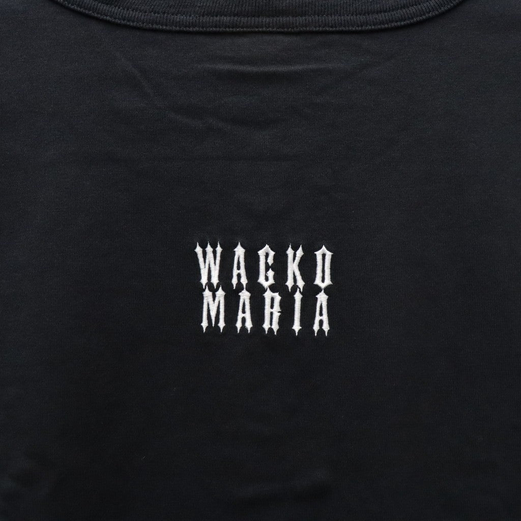 HEALTHKNIT | HENRY NECK LONG SLEEVE T-SHIRT #BLACK [26FW-WMT-HK01]