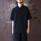Tranquil S/S Zip Polo Shirt #K / ブラック [NT22660]