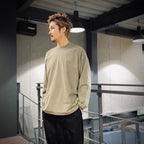 TECH LIGHTWEIGHT L/S TEE #WOLF GRAY [BE-30025]