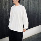 BIO WASHED EASY LONG SLEEVE #OFF WHITE [HOD25AWTS]
