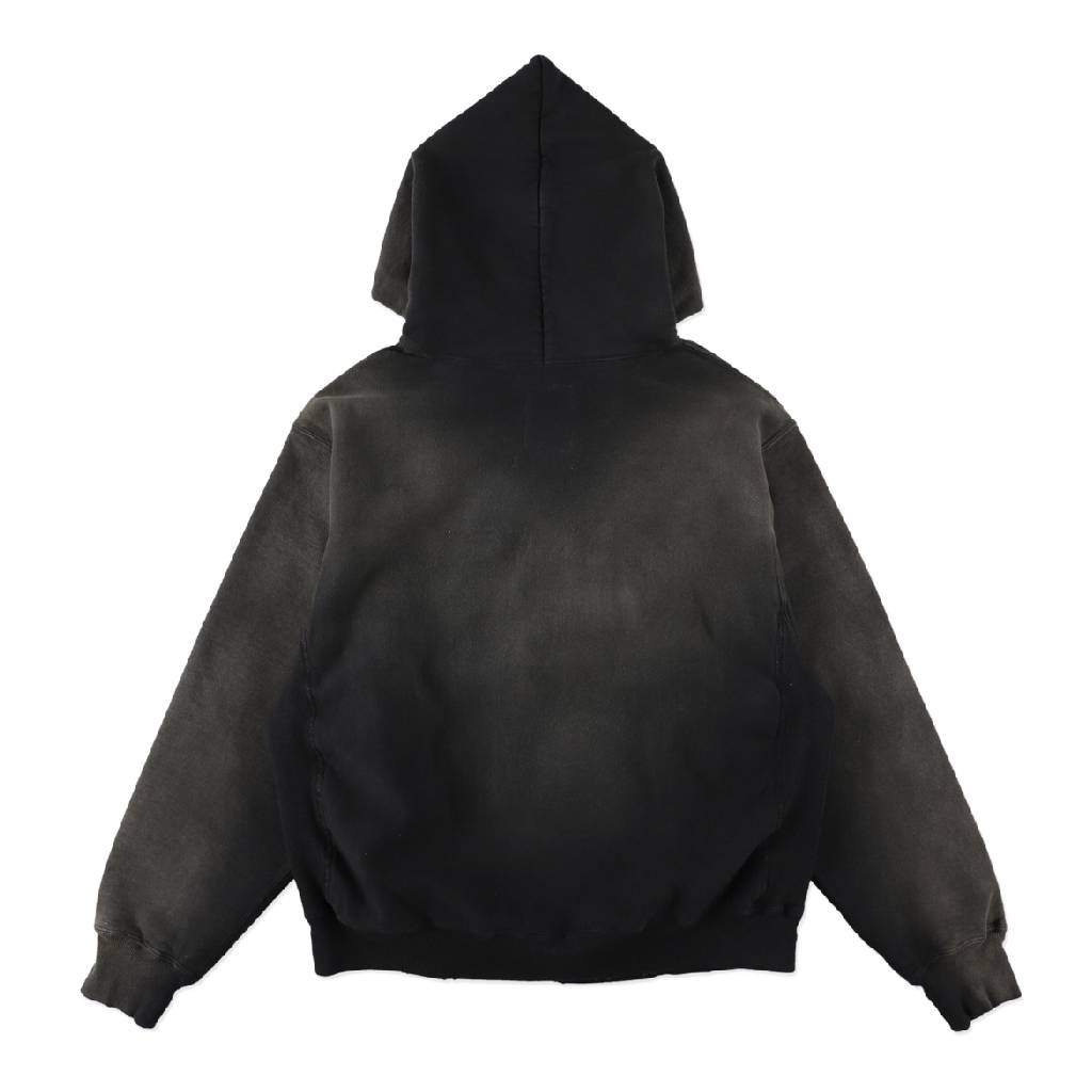 WEATHERED HOODIE #BLACK [BWU-WH]