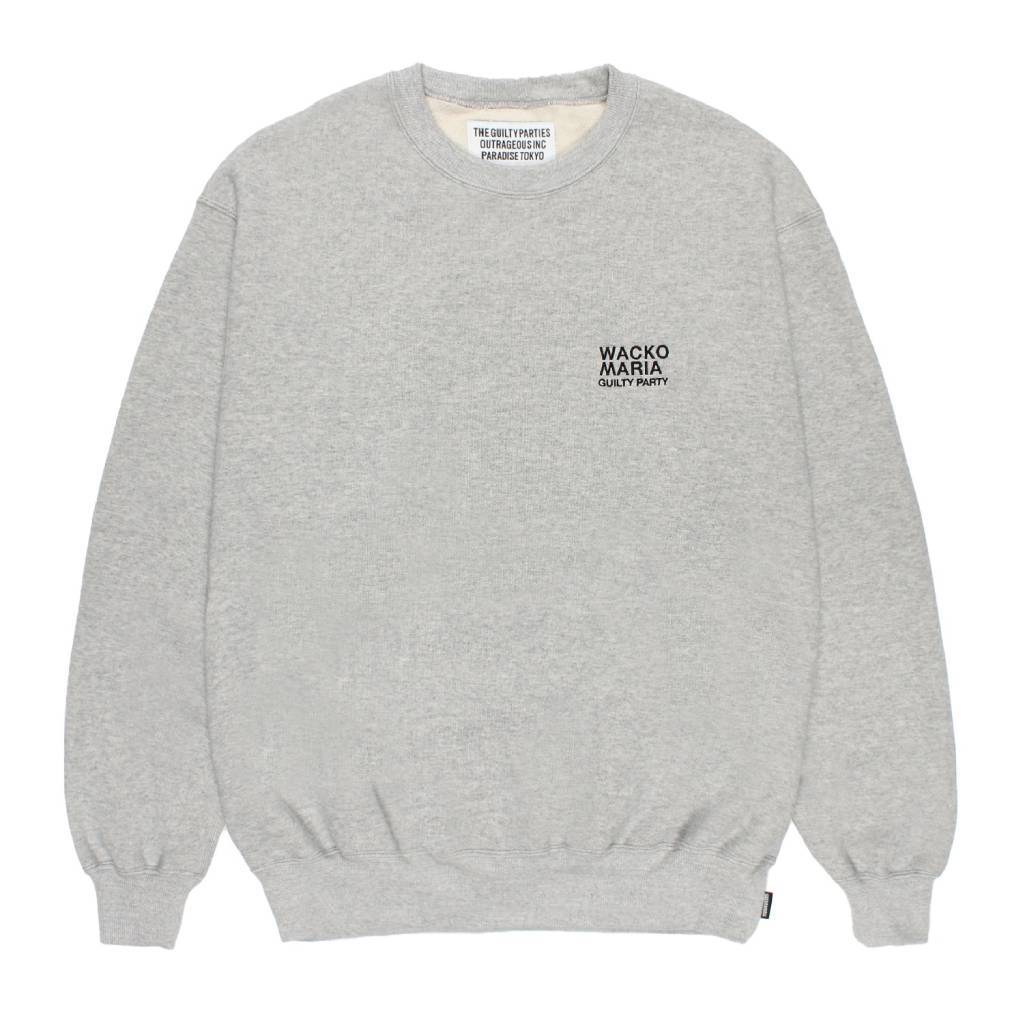 WASHED MIDDLE WEIGHT CREW NECK SWEAT SHIRT #GRAY [26FW-WMC-SS09]
