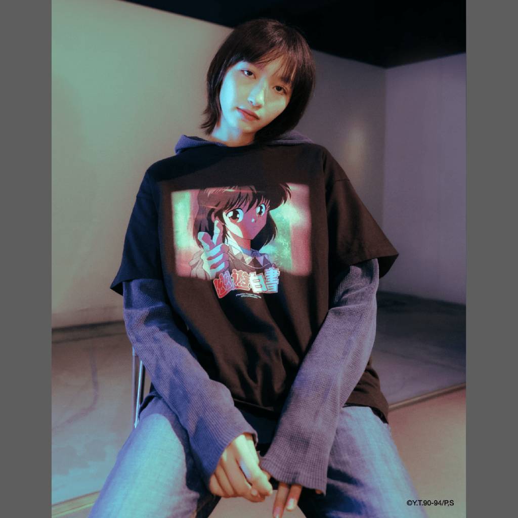 幽遊白書 | 「KEIKO」 TEE #BLACK [26SS-FSx幽遊白書-05 / FS2011