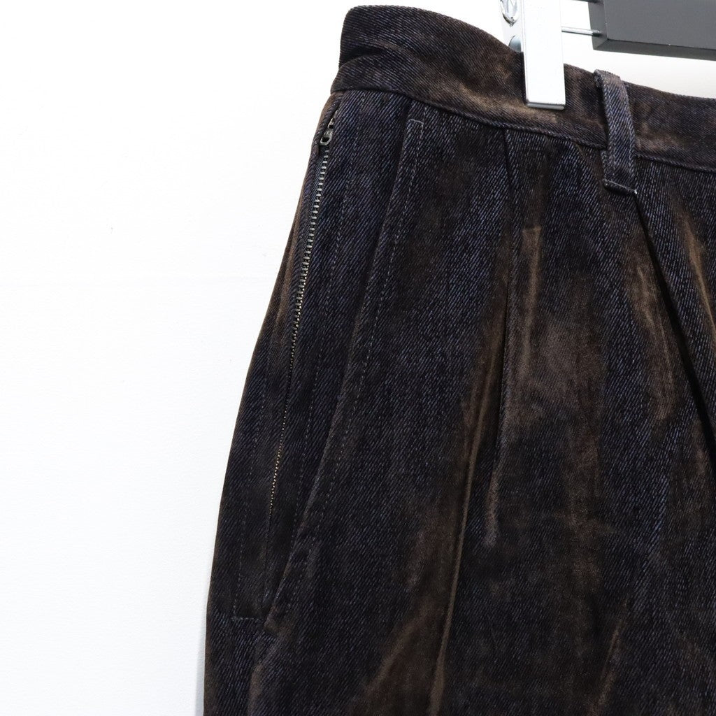 FLOCKY DENIM BALLOON PANTS #Navy [FW26-B10]