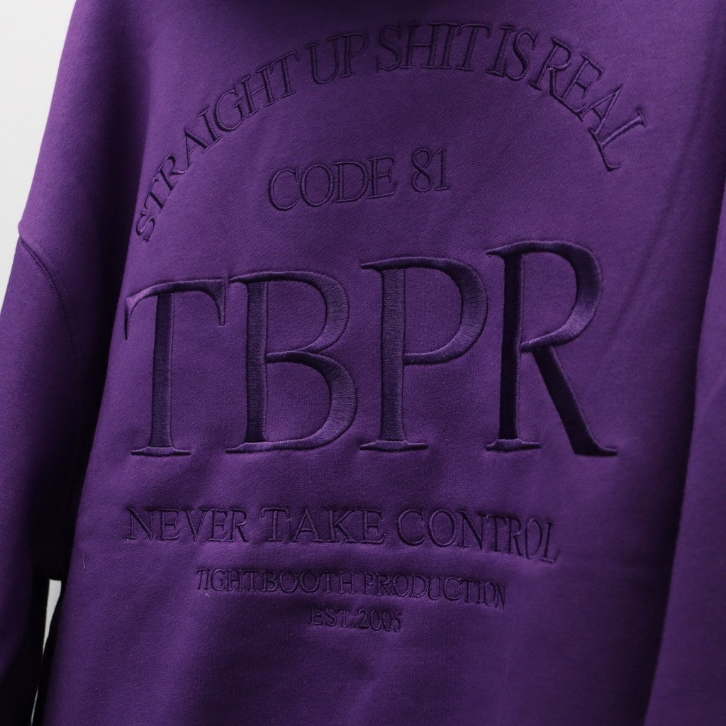 直筒連帽衫 #紫色 [FW25-SW01]