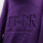 直筒連帽衫 #紫色 [FW25-SW01]